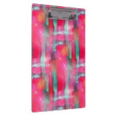 Abstracte waterverf met zonneglare klembord (Rechts)