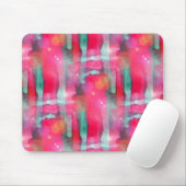 Abstracte waterverf met zonneglare muismat (Met muis)