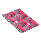 Abstracte waterverf met zonneglare notitieboek (Rechterzijde)