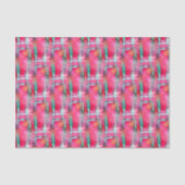 Abstracte waterverf met zonneglare tissuepapier (Voorkant)