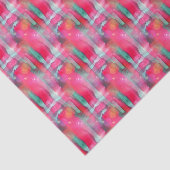 Abstracte waterverf met zonneglare tissuepapier (Detail)