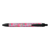 Abstracte waterverf met zonneglare zwarte inkt pen (Achterkant)