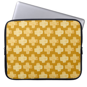 Abstracte waterverf naadloos patroon, met de hand  laptop sleeve