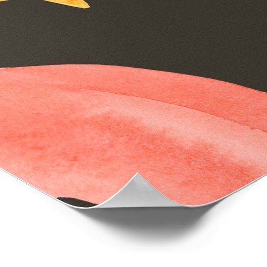 Abstracte waterverf naadloos patroon, met de hand poster (Hoek)