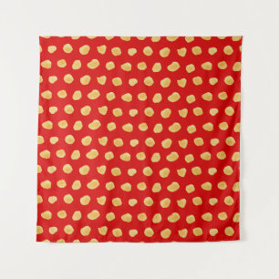 Abstracte waterverf naadloos patroon, met de hand wandkleed