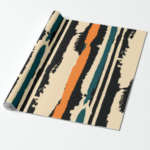 Abstracte waterverf naadloos patroon met grijpbewe cadeaupapier