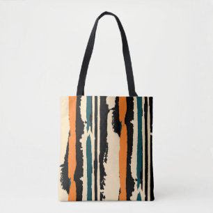Abstracte waterverf naadloos patroon met grijpbewe tote bag