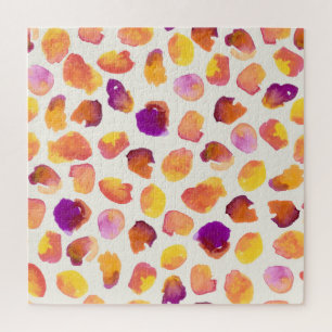 Abstracte Waterverf  naadloze illustratie Legpuzzel