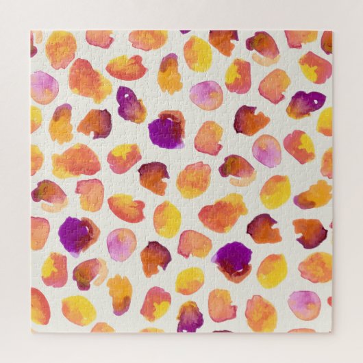 Abstracte Waterverf naadloze illustratie Legpuzzel (Verticaal)