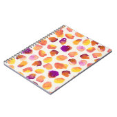 Abstracte Waterverf  naadloze illustratie Notitieboek (Linkerzijde)