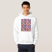 Abstracte waterverf: naadloze splash achtergrond. hoodie (Voorkant volledig)