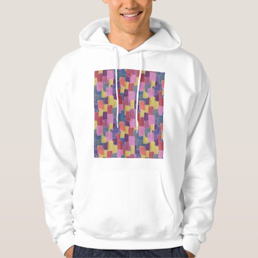 Abstracte waterverf: naadloze splash achtergrond. hoodie (Voorkant)