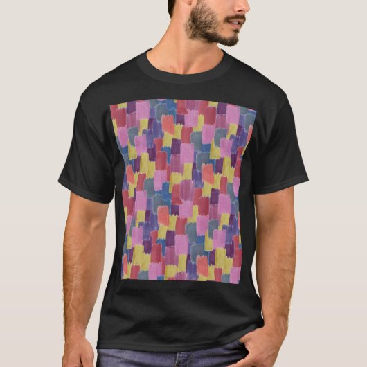 Abstracte waterverf: naadloze splash achtergrond. t-shirt (Voorkant)