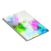 Abstracte waterverf notitieboek (Rechterzijde)