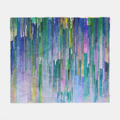 Abstracte waterverf, olieverf achtergrond. fleece deken (Voorkant (Horizontaal))