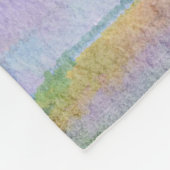 Abstracte waterverf, olieverf achtergrond. fleece deken (Hoek)