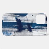 Abstracte waterverf op papier. Kleurrijke kunsttex Case-Mate iPhone Case (Achterkant (horizontaal))