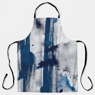 Abstracte waterverf op papier. Kleurrijke kunsttex Schort