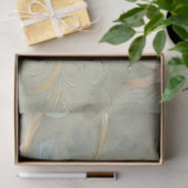 Abstracte Waterverf Pastel Christmas Design Tissuepapier (Geschenk)
