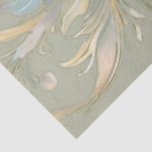 Abstracte Waterverf Pastel Christmas Design Tissuepapier (Detail)
