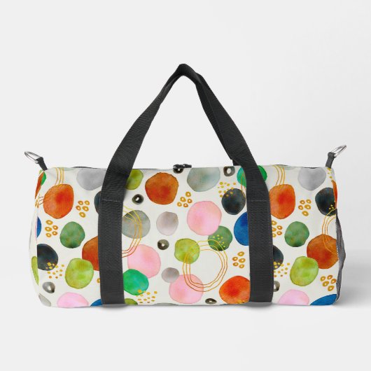 Abstracte Waterverf Pebble Gold Glitter Art Plunjezak (Voorkant)