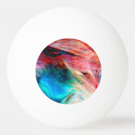 Abstracte Waterverf Pingpongbal