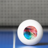 Abstracte Waterverf Pingpongbal (Net)