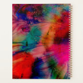 Abstracte Waterverf Planner (Achterkant)