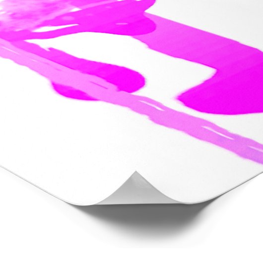 Abstracte Waterverf Poster (Hoek)