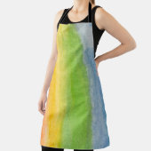 Abstracte waterverf regenboogkleuren achtergrond schort (Insitu)