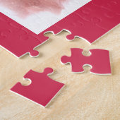 Abstracte Waterverf rijhuizen Legpuzzel (Zijkant)