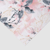 Abstracte Waterverf Roze droogtrommels Tissuepapier (Detail)