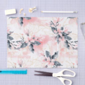 Abstracte Waterverf Roze droogtrommels Tissuepapier (Craft)