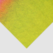 Abstracte Waterverf Roze Oranje Groen Tissuepapier (Detail)