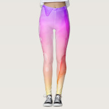 *~* Abstracte Waterverf Roze Violet Ombre