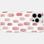 Abstracte waterverf schattig roze penseelstreekpat Case-Mate iPhone case (Achterkant (horizontaal))