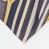 Abstracte Waterverf Schilderen van Vogels Fleece Deken (Hoek)