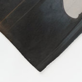 Abstracte Waterverf Schilderij Gouden Cityscape Fleece Deken (Hoek)