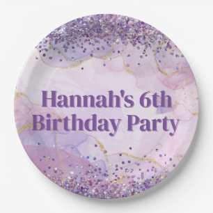 Abstracte Waterverf Schilderij Partij Papieren Bordje