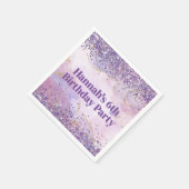 Abstracte Waterverf Schilderij Partij Servet (Hoek)