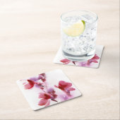 Abstracte waterverf schilderijen 3 kartonnen onderzetters (Insitu)