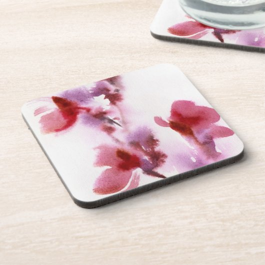 Abstracte waterverf schilderijen 3 onderzetter (Linkerzijde)