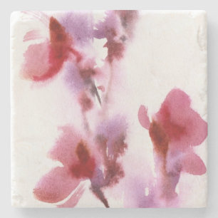 Abstracte waterverf schilderijen 3 stenen onderzetter