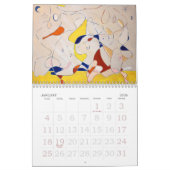 Abstracte Waterverf Schilderkalender Kalender (Jan 2026)