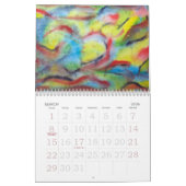 Abstracte Waterverf Schilderkalender Kalender (Mar 2026)