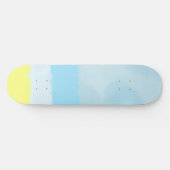 abstracte waterverf schilderkunst persoonlijk skateboard (Horizontaal)