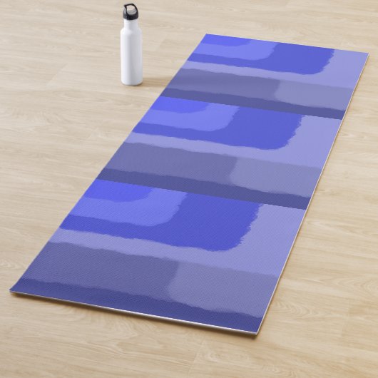 abstracte waterverf schilderkunst yogamat (In situ)