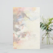 Abstracte waterverf slijptextuur met verf briefpapier (Staand voorkant)