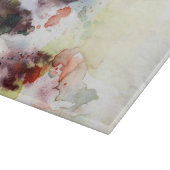 Abstracte waterverf slijptextuur met verf snijplank (Hoek)