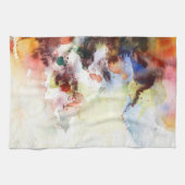 Abstracte waterverf slijptextuur met verf theedoek (Horizontaal)